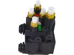 Блок клапанов пневмоподвески задний Jaguar I-Pace X590 T4K14387, T4K1338, T4K19951